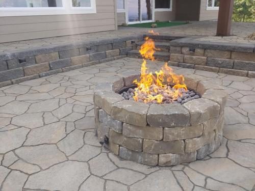 Spokane landscaping project by Custom Creations Landscape