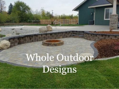Complete outdoor living space in Spokane